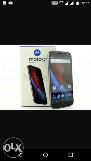 4 month old Moto g4plus 3GB ram 32 GB INTERNAL with finger