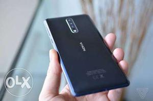 5 days old brand new Nokia 8 tempered blue with