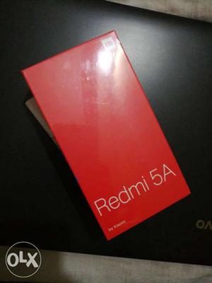 Again available Redmi 5A brand new sealed packed