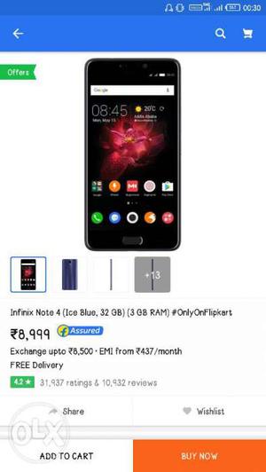 Exchange or sell Infinix Note 4..