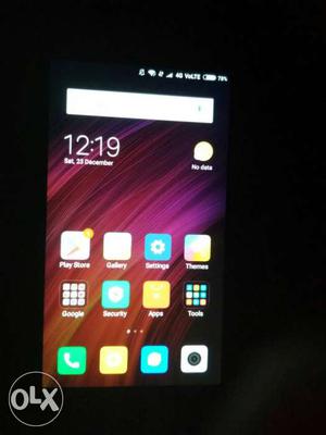 Mi 4 only five months used mobile no crash bill
