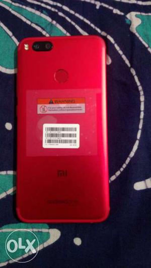 Mi A1 red colour only one day old