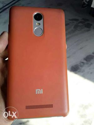 Mi Note 3 in very good condition with two back