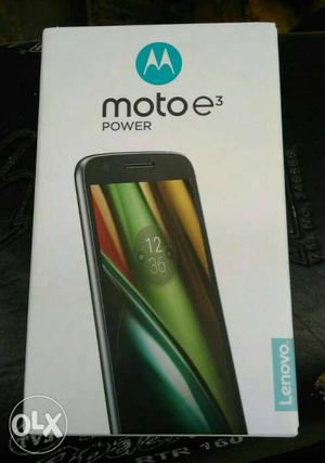 Moto e3 power black 4g volte phone With bill