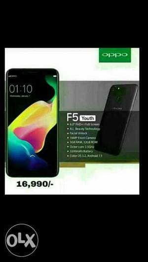 Oppo F3Plus 6 month old in best condition