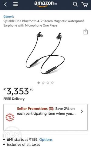 Recently purchased bluetooth handfree with best
