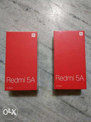 Redmi 5A Seal Pack Gold & Grey Available