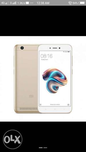 Redmi 5a 3 32 gold colour sealed pack