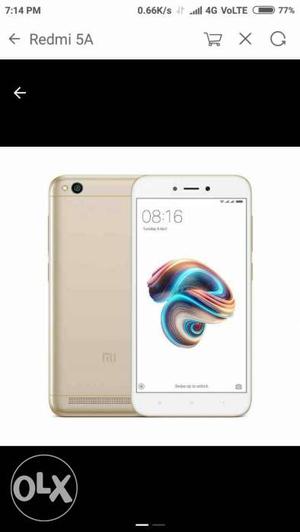 Redmi 5a 3gb 32 gb with all 2 days old no negotation