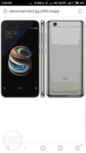 Redmi 5a with bill and charger 1 week use 4g phone