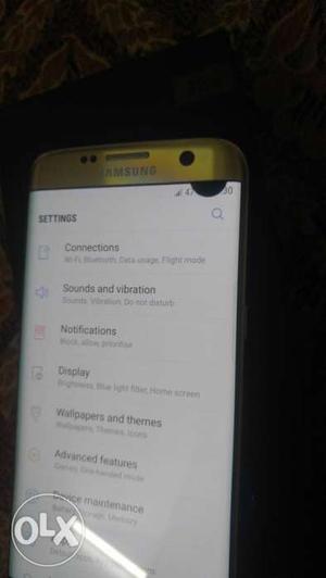 S7 Edge 32GB Gold Brand new condition with full