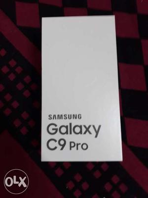 Samsung galaxy c9 pro(black colour)(unused peace)