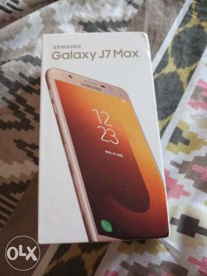 Samsung j7 max 1 month mobile with Bill and box