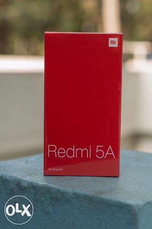 Sealed Pack Redmi 5a (32gb Grey variant)₹