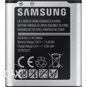 Urgently sale samsung j2 battery its 5day old
