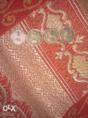1 paisa nd 3 coin of 25 paisa
