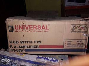 Amplifier Universal 65 Watt 2 Unit And Horn