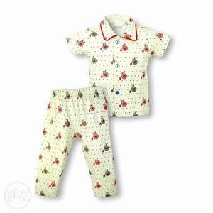 Baby night suits very comfortable &100%cotton