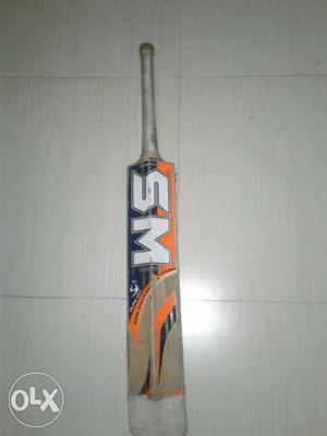 Bat of cricket brand SM