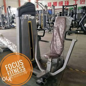 Black And Gray Gym Exercise Equipment