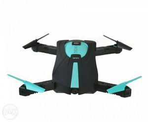 Black And Teal Quadcopter Drone... fully working with remote