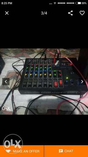 Black Audio Mixer Screenshot