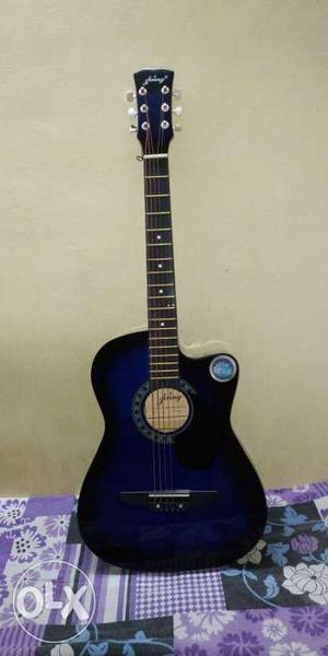 Blue Burst Single-cutaway Acoustic Guitar _ purchased last