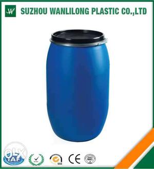 Blue Plastic Drum