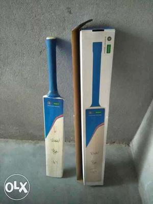 Brown And Blue Oppo Cricket Bat With Box