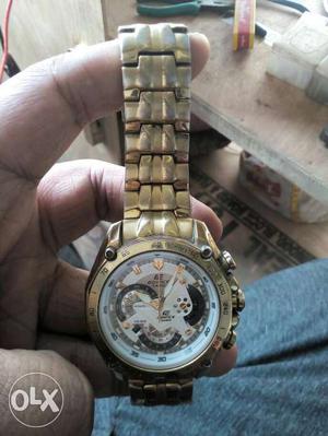 Casio edifice chronograph watch for sell just 8