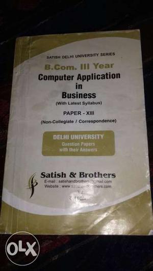 Computer Application Book
