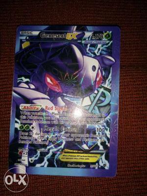 Genesect EX Pokemon Game Card