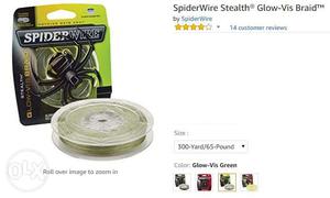 Imported Braided Fishing line - Sealed package.