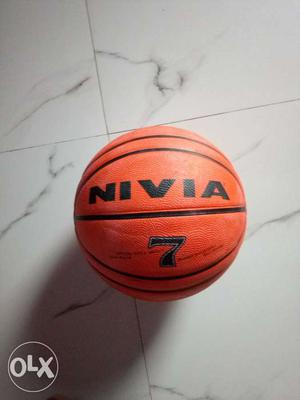 It is a basketball.Half month used only.