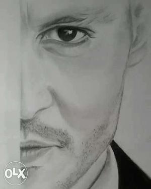 Johnny Depp pencil sketch