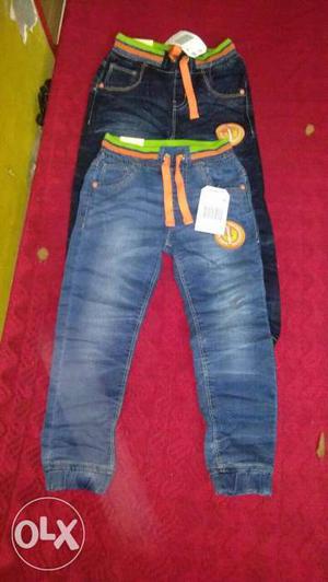 Kids denim ND joggers size 2 to 14 years