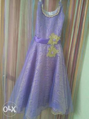 Lavender party wear...5 to 7yrs..