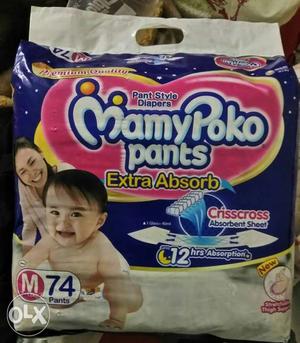 MamyPoko M size Diaper pants 74(with bill) Selling as I'm