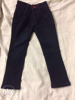 New Dark blue colour jeans suitable for 1 and half boy