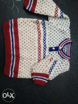 New handmade sweater for upto 2 years baby at Shivoy
