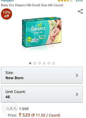 Pampers New Born size