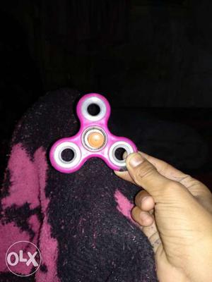 Pink 3-axis Fidget Spinner