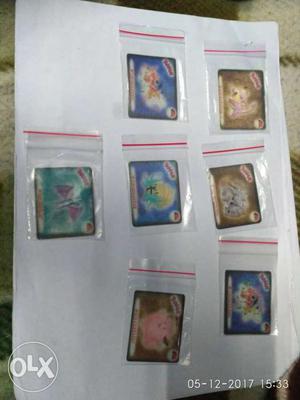 Pokemon tazos jengas motion cards