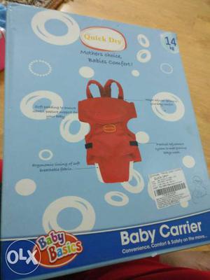 Red Baby Basics Baby Carrier