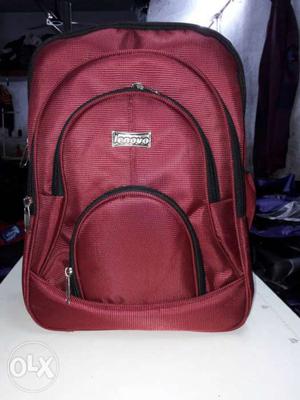 Red Lenovo Backpack