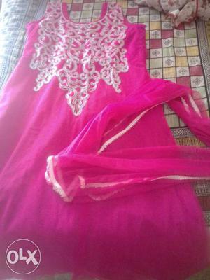 Traditional outfit pink lehanga