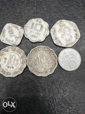 Upto hundred yrear old coins