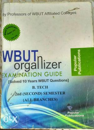 WBUT ORGANIZER B-tech 2nd semester (all branches)