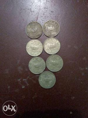 _ Indian 20paise coin