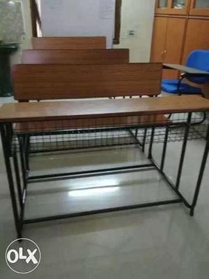 12 wooden benches in good condition ready to